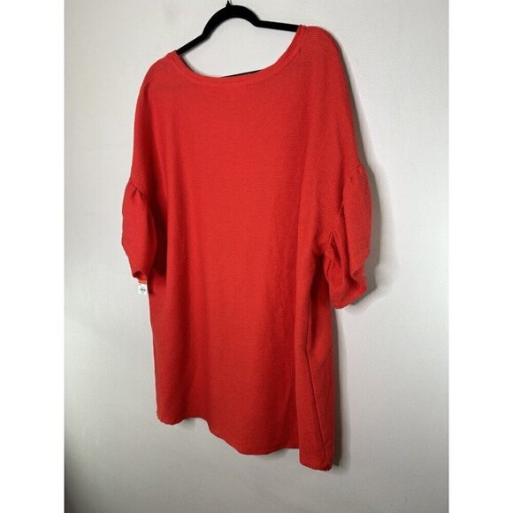 EVRI Red Tunic 3/4 Bell Sleeve Top Women’s Size 3X NWT - Picture 10 of 13